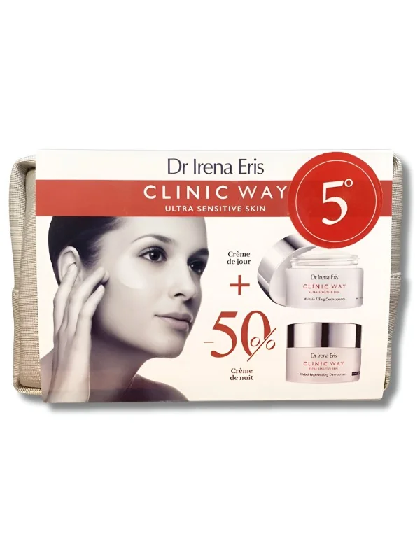 CLINIC WAY - COFFRET N°5 CRÈME JOUR N°5+ CRÈME NUIT N°5