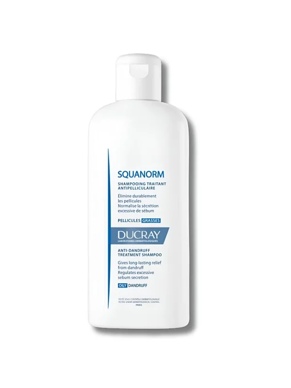 DUCRAY SQUANORM - SHAMPOOING PELLICULES GRASSES 200ML