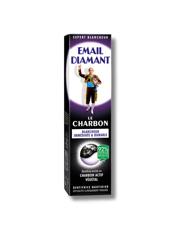 EMAIL DIAMANT - DENTIFRICE CHARBON BLANCHEUR 75ML