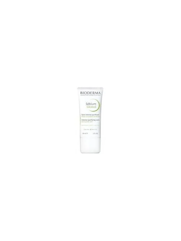 BIODERMA SEBIUM GLOBAL SOIN INTENSE PURIFIANT (ELIMINE BOUTONS ET POINTS NOIRS)