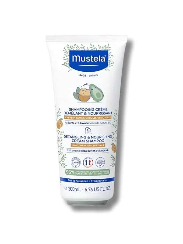 MUSTELA - SHAMPOING CREME DEMELANT ET NOURRISSANT 200ML