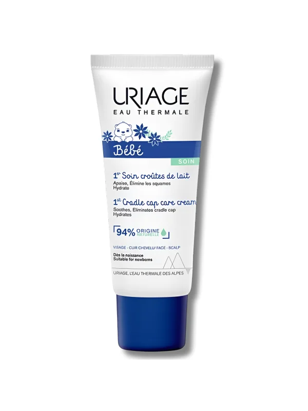 URIAGE BEBE 1ER SOIN CROUTES DE LAIT VISAGE ET CUIR CHEVELU 40ML