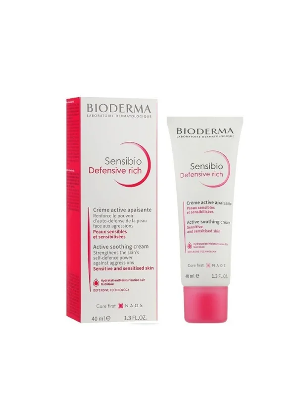 Bioderma Sensibio Defensive Rich - Crème active apaisante - 40ml