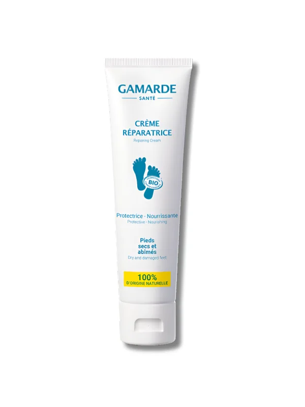 GAMARDE - CRÈME RÉPARATRICE PIEDS SECS ET ABÎMÉS BIO 100g