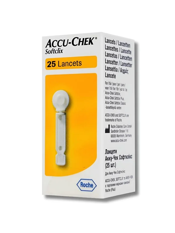 ACCU-CHEK SOFTCLIX - LANCETTES 25 LANCETTES