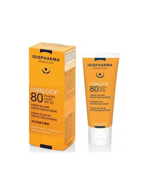 ISISPHARMA UVEBLOCK - CREME INVISIBLE SPF80 40ML