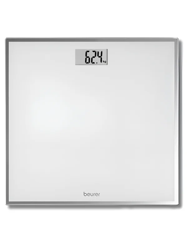 BEURER GS 120 - PÈSE PERSONNE ÉLECTRONIQUE COMPACTE RECTANGLE BLANC