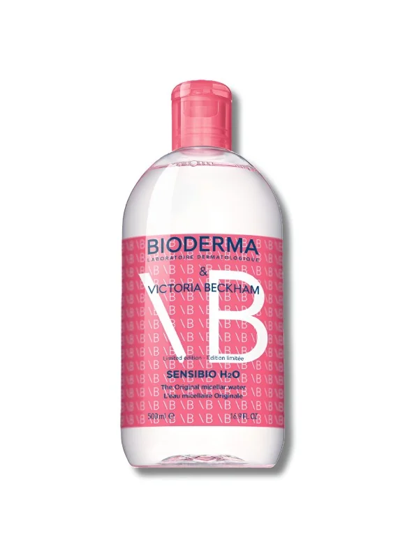 BIODERMA SENSIBIO H2O  VICTORIA BECKHAM - EAU MICELLAIRE 500ML
