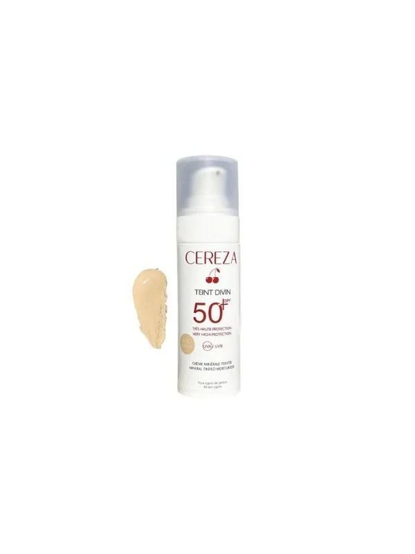 CEREZA TEINT DIVIN ECRAN MINERAL BEIGE NATUREL SPF50+