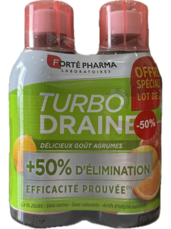 TURBO DRAINE DUO AGRUMES 500ml Forte Pharma