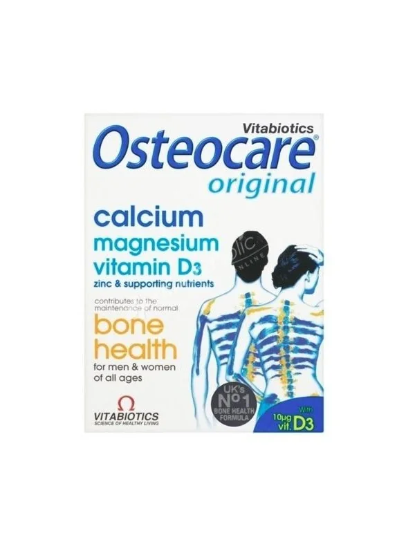 Osteocare Vitabiotics - Complément alimentaire - 90 comprimés