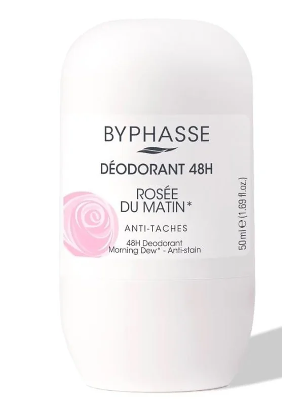 BYPHASSE Deodorant Roll On Anti Taches Rosee de Matin 50ml