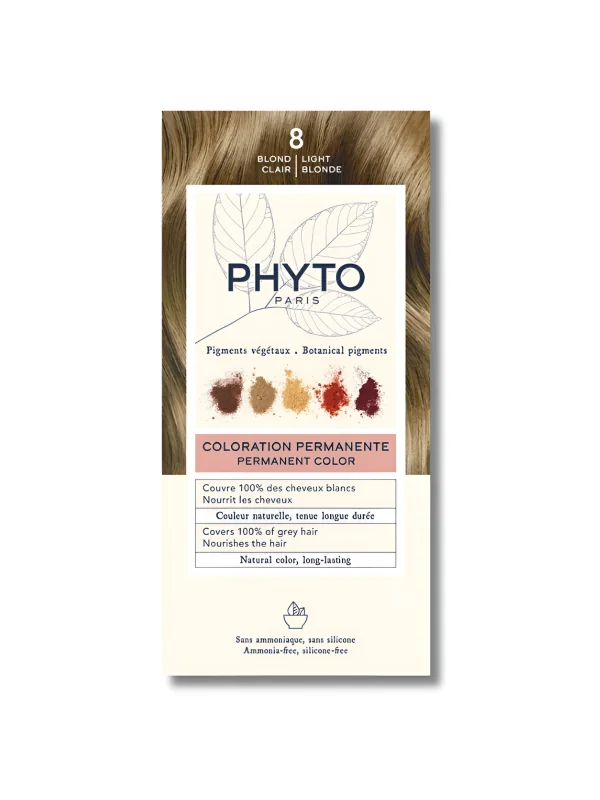 PHYTO PHYTOCOLOR - COLORATION PERMANENTE 8 BLOND CLAIR
