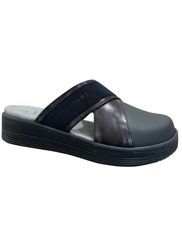 STI LIGHT - SABOTS ORTHOPEDIQUES BLEU NUIT FEMME