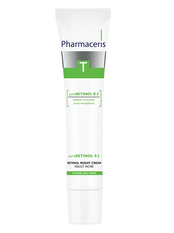 PHARMACERIS T CRÈME DE NUIT pureRETINOL 0.3 ANTI-ACNE 40ML