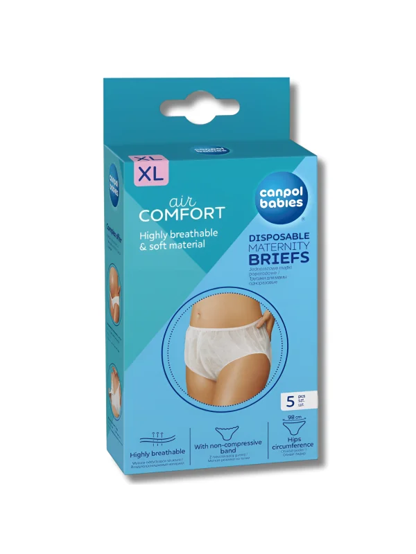 CANPOL - 5 CULOTTES MATERNITÉ JETABLES XL