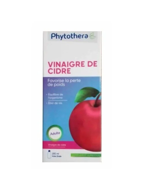 vinaigre de cidre phytothera 250ml