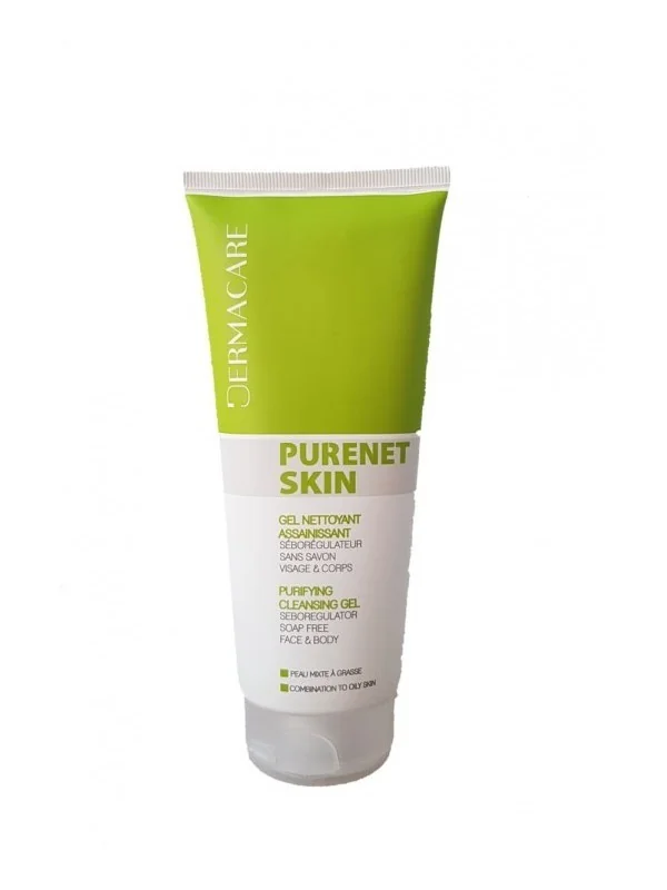 Dermacare Purenet Skin gel nettoyant assainissant,200ml