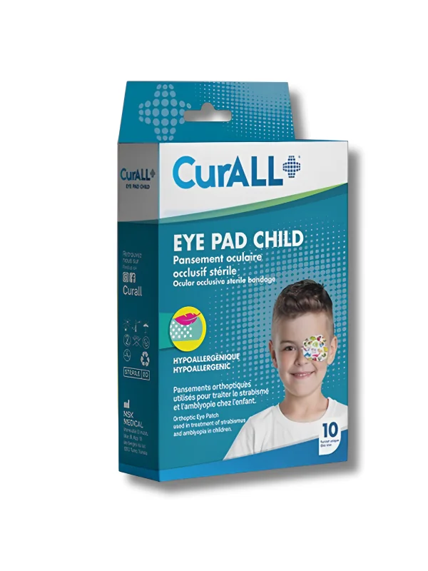 CURALL - EYE PAD PANSEMENT OCULAIRE ENFANT 10 PIECES