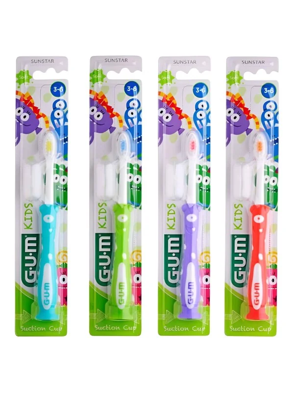 GUM - BROSSE À DENTS KIDS SOUPLE 3-6 ANS 901
