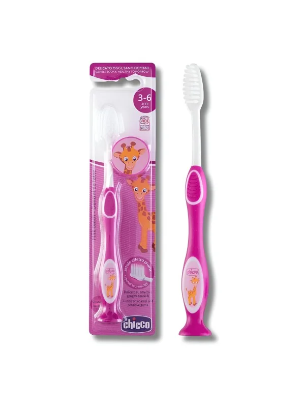 CHICCO - BROSSE À DENTS POUR ENFANTS 3-6 ANS