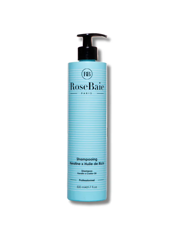 ROSEBAIE - SHAMPOING HUILE DE RICIN X KERATINE 500 ML