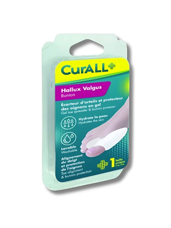 CURALL - ÉCARTEUR ORTEILS GEL HALLUX VALGUS