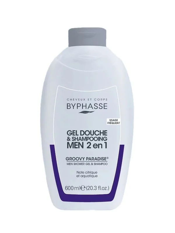 Byphasse shampooing gel douche 2en1 Groovy Paradise 600ML
