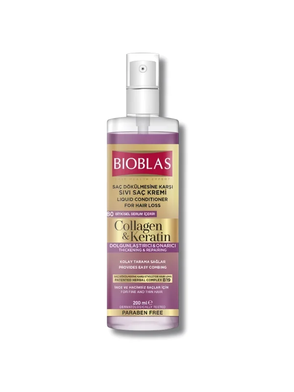 BIOBLAS - CONDITIONER LIQUIDE AU COLLAGENE ET A LA KERATINE 200ML