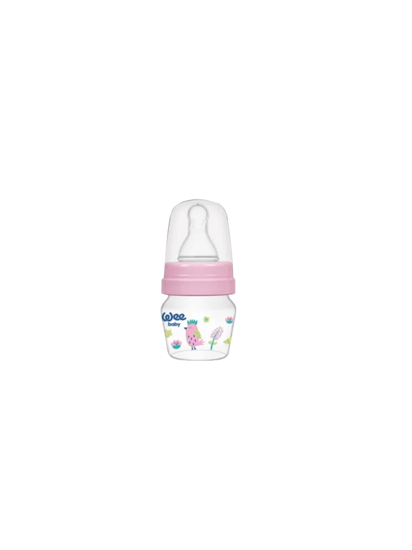 WEE BABY - MINI BIBERON TRANSITION EN PLASTIQUE 0-6MOIS 30 ML