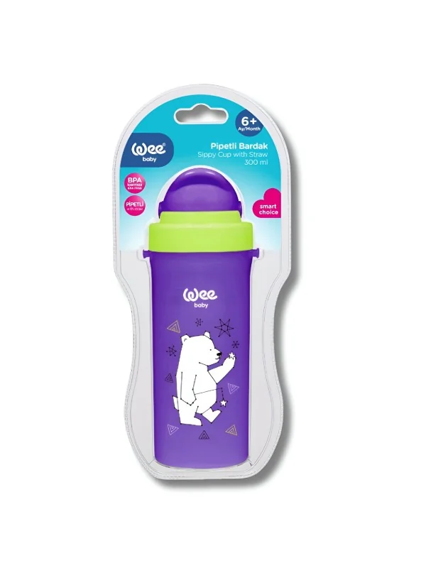 WEE BABY - TASSE AVEC PAILLE 300ML +6MOIS