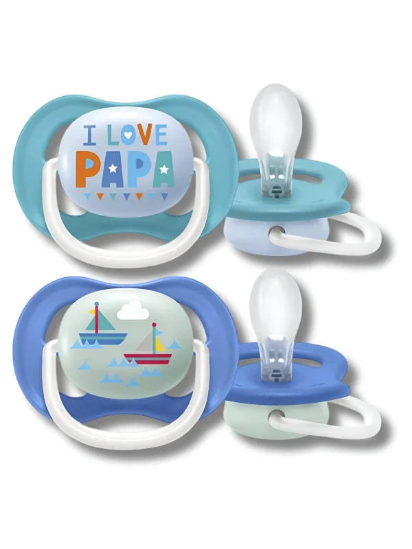 AVENT - LOT DE 2 SUCETTES ULTRA-AIR 6-18MOIS SCF.080/03